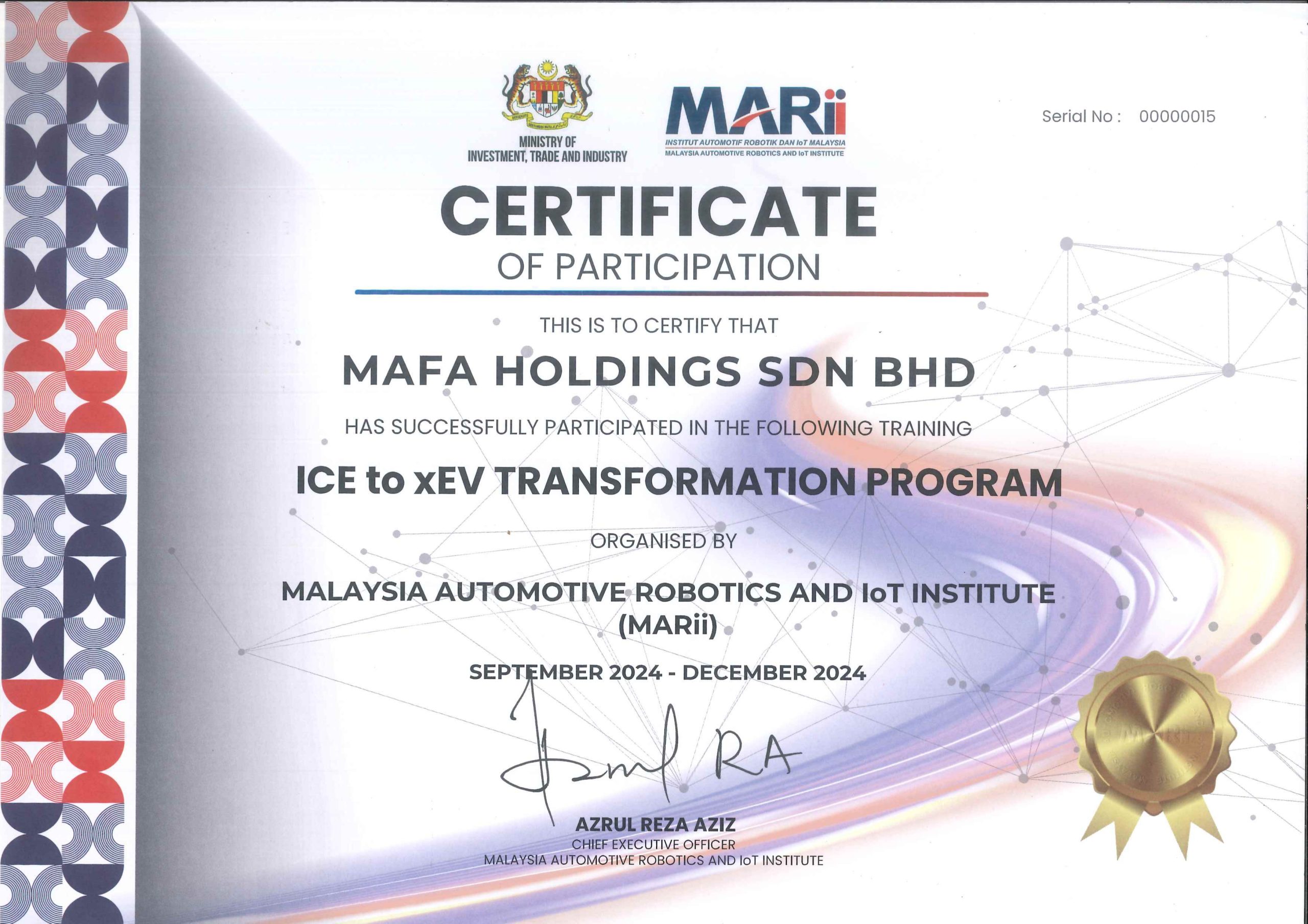 CERTIFIED EV TECHNICIAN